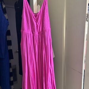 Torrid Fuchsia Midi Dress